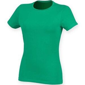 SF Womens/Ladies Feel Good T-Shirt / Green